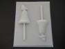 435sp Snow Black II Chocolate or Hard Candy Lollipop Mold